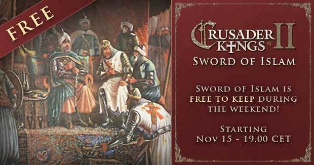 11月19日03時までsteamにてdlc無料配布 Crusader Kings Ii Sword Of Islam 中世ストラテジー ゲーム本体も無料で遊べる Jj Pcゲームラボ