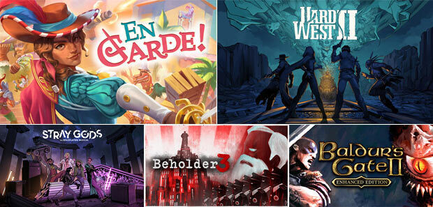 amazonプライムでPCゲーム5本・無料配布『En Garde!』冒険活劇のような中世剣戦アクションADV、『Hard West 2』オカルト西部劇SRPG、『Beholder 3』監視政府職員アドベンチャーほか