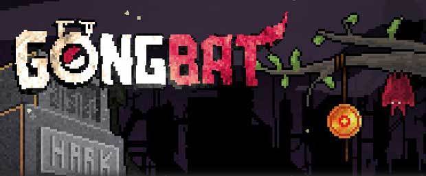 STGフリーゲーム『Gongbat』変身コウモリが超音波で戦う、海外ドット絵 