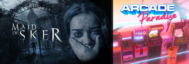 EpicGamesで無料配布『Maid of Sker』1人称ステルス探索ホラーADV、『Arcade Paradise』ランドリー／ゲーセン運営シム　[7月25日夜まで]