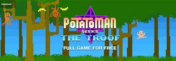 Pcゲーム無料配布 Potatoman Seeks The Troof 高難易度2dプラットフォーマーアクション Indie Gala Drmフリー版 Jj Pcゲームラボ