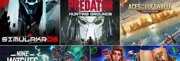 amazonプライムでPCゲーム5本・無料配布『Predator: Hunting Grounds』プレデター非対称対戦、『Simulakros』ローグライクTPS、縦STGやクリスマスADVほか