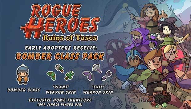 Steam新作 Rogue Heroes Ruins Of Tasos 2dゼルダ風味ローグライトアクション 開発者2人による3年越しの作品 Dlc無料配布 Jj Pcゲームラボ