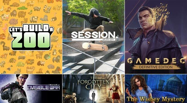 amazonプライムで無料配布PCゲーム6本『Session: Skate Sim』テクニカルな3人称スケボーゲーム、『Let's Build A Zoo』可愛い動物園の経営シミュレーションほか