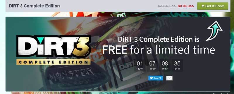 期間限定無料 Dirt 3 Complete Edition ラリー系レースゲーム Jj Pcゲームラボ