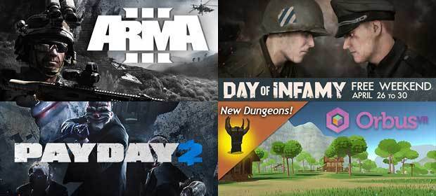 Steam週末無料 3本 Arma 3 Day Of Infamy Orbusvr 硬派軍事fps 第二次世界大戦fps Vr専用mmorpg Jj Pcゲームラボ